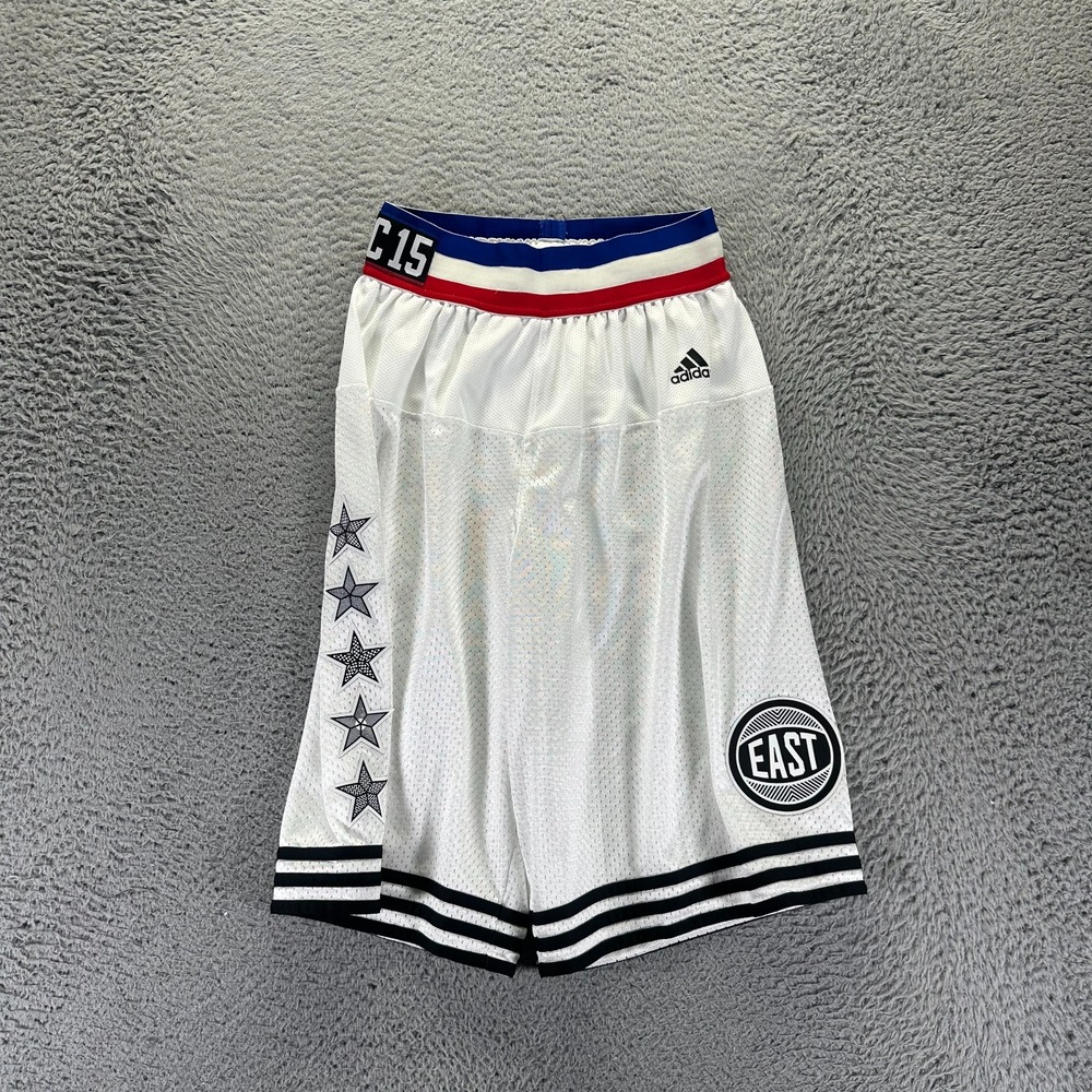 Adidas Shorts Mens S White Athletic NBA All-Star Game East Basketball Sports